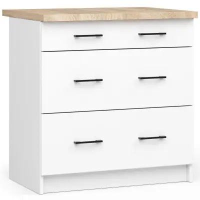 OLIWIA S80 3SZ BELE + VRH