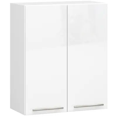 VISIČNI KUHINJSKI KABINET OLIVIA V 60cm BELE-BELE SIJAJNE H720