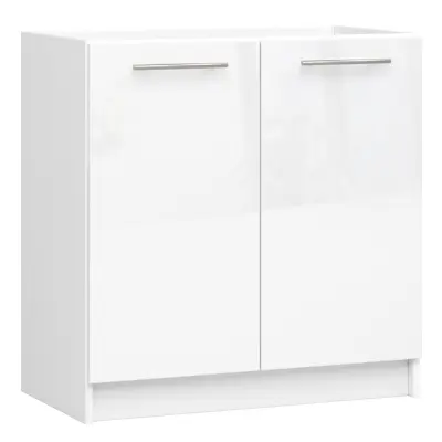KUHINJSKI KABINET POD UMIVALNIK OLIWIA S 80cm BELI-SIJAJNI BELI