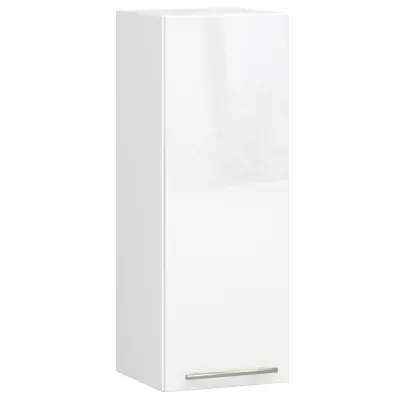 VISIČNI KUHINJSKI KABINET OLIVIA V 30cm BELI SIJAJ BELI H720