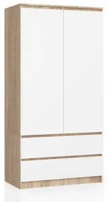 SZAFA S90 2D 2SZ CLP PK SONOMA / BELO