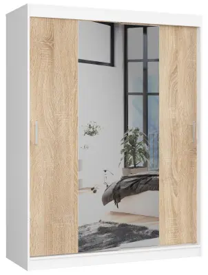 DRSNA OMARA 150cm CLP BELE / SONOMA