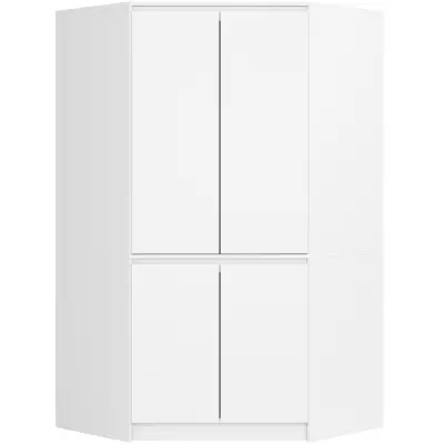 KOTNI KABINET S100 4D CLP BELO