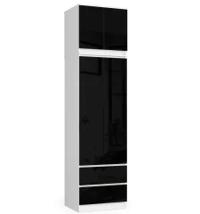 OMARA S TOP S60 2D 2SZ CLP BELO / ČRNO SIJAJNO