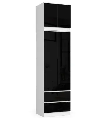 OMARA S TOP S60 2D 2SZ CLP BELO / ČRNO SIJAJNO