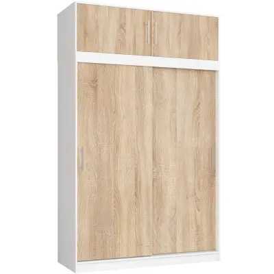 DRSNA OMARA S SREDNJIM MODULOM 150cm CLP BELO / SONOMA MONO
