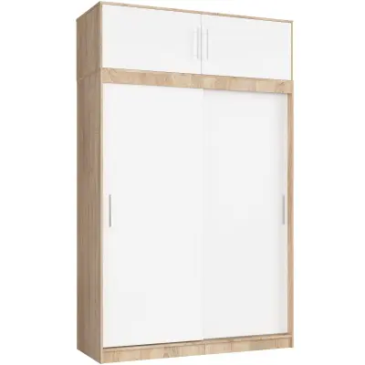 DRSNA OMARA S SREDNJIM DELOM 150cm CLP SONOMA / BELO MONO