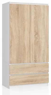 CABINET S90 2D 2SZ CLP PK BELA / SONOMA