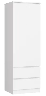 OMARA ZVEZDA S 60 cm 2 VRATA 2 Predala PK BELO