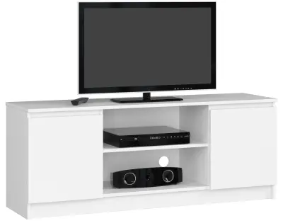 RTV kabinet 140 cm 2D 1P BELE