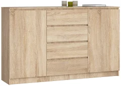 KOMODA K160 2D 4SZ CLP PK DĄB SONOMA