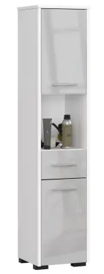 KOPALNIŠKA OMARA FIN STOLP 30 2D 1SZ 1W 140cm METALIK SJAJ