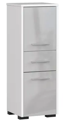 KABINET ZA KOPALNICO FIN STOLP 30 2D 1SZ 85cm METALIK SJAJ