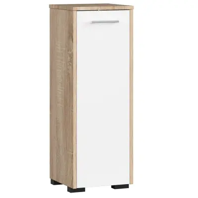 SAMOSTOJEČA KOPALNIŠKA OMARA FIN S30 1D OAK SONOMA / BELO
