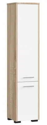 KABINET ZA KOPALNICO FIN STOLP 30 2D 140cm SONOMA / BELO