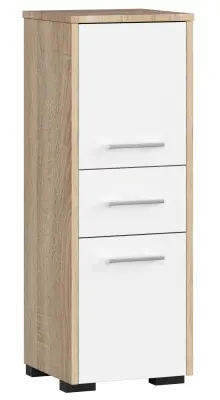 KOPALNICA OMARA FIN STOLP 30 2D 1SZ 85cm PK SONOMA HRAST / BELO