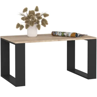 KAVNA MIZA NOX OAK SONOMA / ČRNA