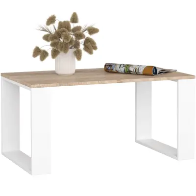 KAVNA MIZA NOX OAK SONOMA / BELO