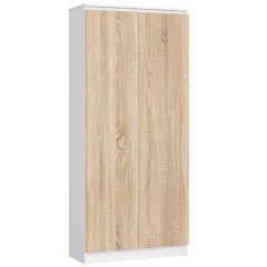 ZAPRTI KABINET R80 2D 8P CLP BELO / SONOMA