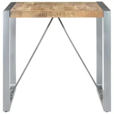 Jedilna miza - Kuhinjska miza - Jedilni stol 80x80x75 cm robusten mangov les