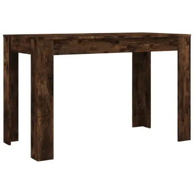 Jedilna miza - Kuhinjska miza - Jedilni stol dimljeni hrast 120x60x76 cm inženirski les