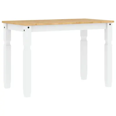 Jedilna miza - Kuhinjska miza - Jedilni stol Corona bela 112x60x75 cm trdna borovina