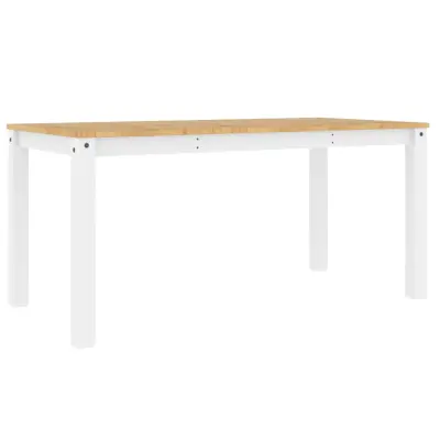Jedilna miza - Kuhinjska miza - Jedilni stol Panama bela 160x80x75 cm trdna borovina