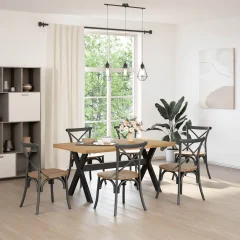 Jedilna miza - Kuhinjska miza - Jedilni stol NOAIN 160x90x75 cm trdna borovina