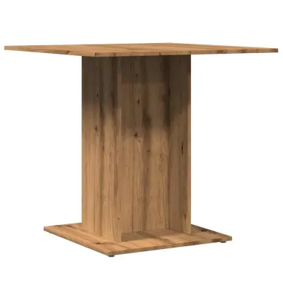 Jedilna miza - Kuhinjska miza - Jedilni stol artisan hrast 80x80x75 cm inženirski les