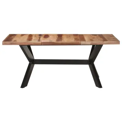 Jedilna miza - Kuhinjska miza - Jedilni stol 180x90x75 cm trden les z medenim zaključkom