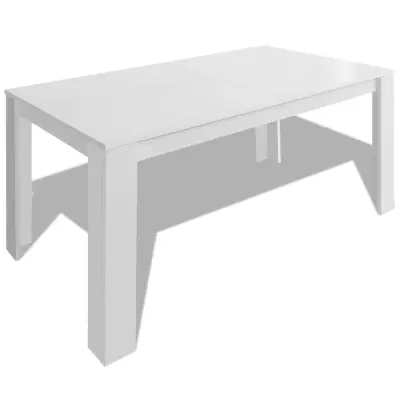 Jedilna miza - Kuhinjska miza - Jedilni stol 140x80x75 cm bela