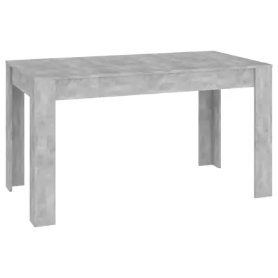 Jedilna miza - Kuhinjska miza - Jedilni stol betonsko siva 140x74,5x76 cm iverna plošča