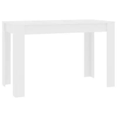 Jedilna miza - Kuhinjska miza - Jedilni stol bela 120x60x76 cm iverna plošča
