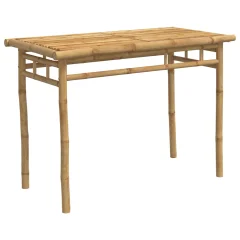 Vrtna miza - Vrtna jedilna miza 110x55x75 cm bambus