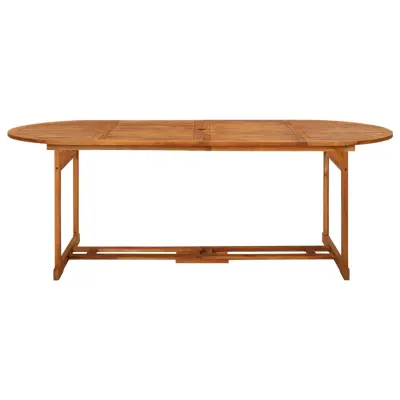 Vrtna miza - Vrtna jedilna miza 220x90x75 cm trden akacijev les
