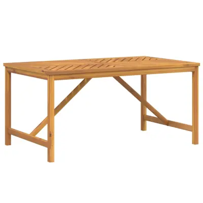 Vrtna miza - Vrtna jedilna miza 150x90x74 cm trden akacijev les