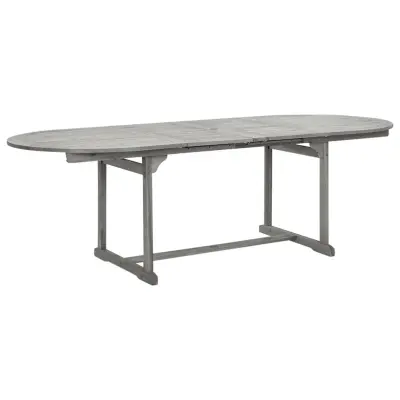 Vrtna miza - Vrtna jedilna miza (160-240)x100x75 cm trden akacijev les