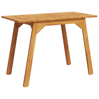 Vrtna miza - Vrtna jedilna miza 110x56x75 cm trden akacijev les