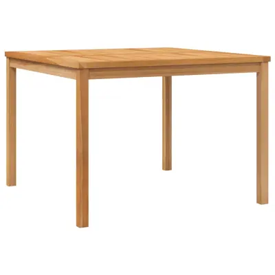 Vrtna miza - Vrtna jedilna miza 110x110x77 cm trdna tikovina