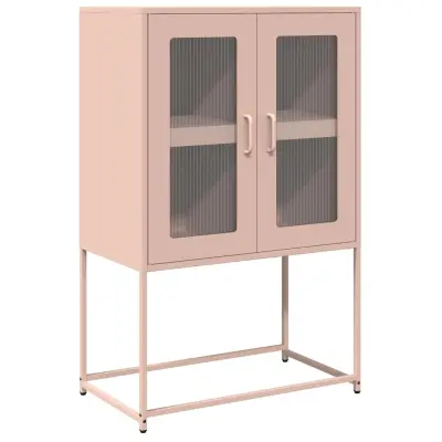 Komoda - Predalnik Pink 68x39x107 cm Steel