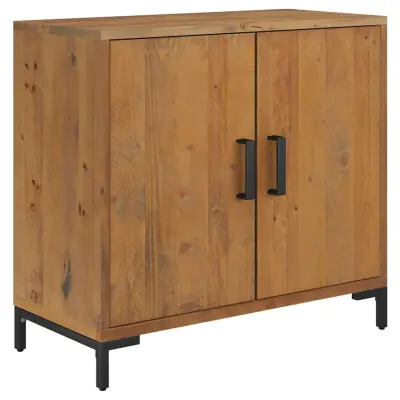 Komoda - Predalnik rjava 75x35x70 cm trdna borovina