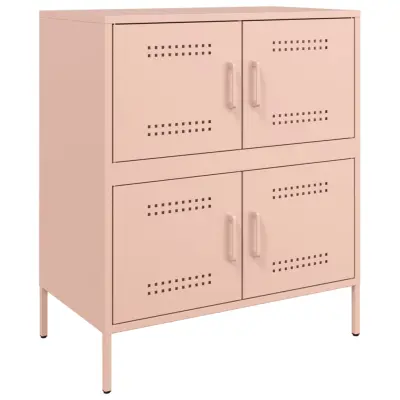 Komoda - Predalnik roza 68x39x79 cm jeklo