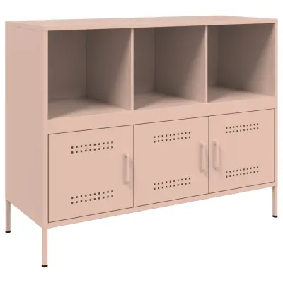 Komoda - Predalnik roza 100,5x39x79 cm jeklo