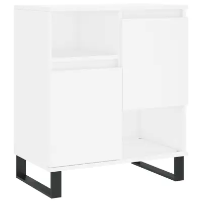 Komoda - Predalnik bela 60x35x70 cm inženirski les