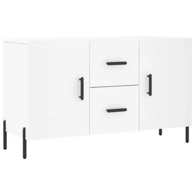 Komoda - Predalnik bela 100x36x60 cm inženirski les