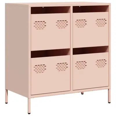 Komoda - Predalnik roza 68x39x73,5 cm hladno valjano jeklo