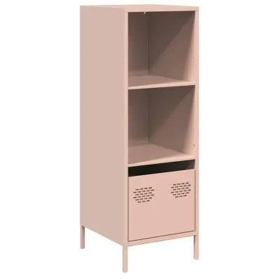 Visoka omara - Komoda - Predalnik roza 35x39x103,5 cm jeklo