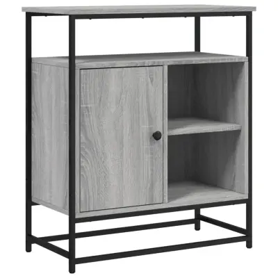 Komoda - Predalnik siva sonoma 69x35x80 cm inženirski les