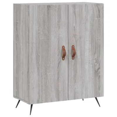 Komoda - Predalnik siva sonoma 69,5x34x90 cm inženirski les