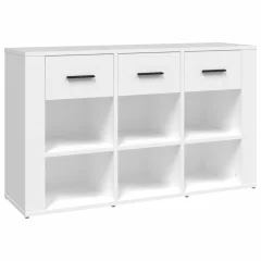Komoda - Predalnik bela 100x30x59,5 cm inženirski les